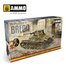 1/35 Panzer I Ausf. A Breda - Spanish Civil War Light Tank Destroyer in 1:35