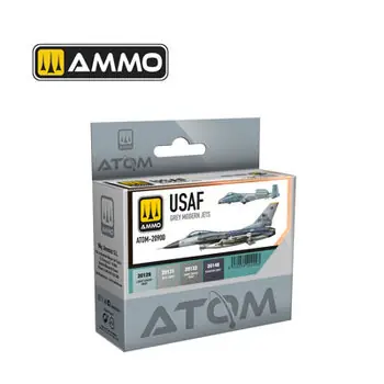 ATOM USAF Colors Grey Modern Jets Set