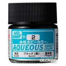 Aqueous wässrige Hobbyfarben (10 ml) Schwarz