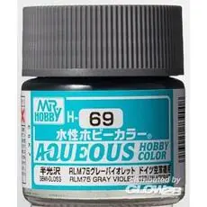 Aqueous wässrige Hobbyfarben (10 ml) RLM75 Grau
