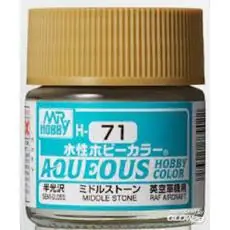 Aqueous wässrige Hobbyfarben (10 ml) Mittelstein