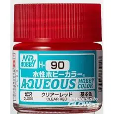 Aqueous wässrige Hobbyfarben (10 ml) Klarrot