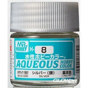 Aqueous wässrige Hobbyfarben (10 ml) Silber