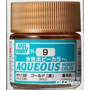 Aqueous wässrige Hobbyfarben (10 ml) Gold