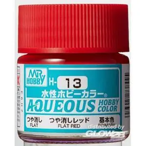 Aqueous wässrige Hobbyfarben (10 ml) Mattrot