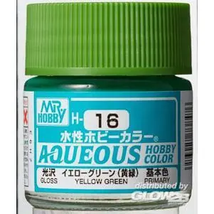 Aqueous wässrige Hobbyfarben (10 ml) Gelbgrün