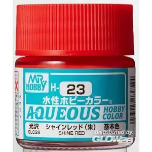 Aqueous wässrige Hobbyfarben (10 ml) Shine Red