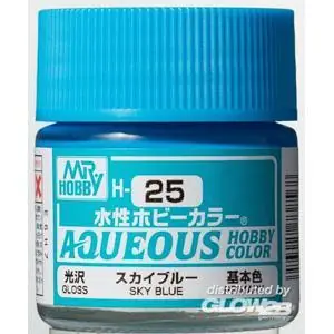 Aqueous wässrige Hobbyfarben (10 ml) Himmelblau