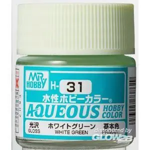 Aqueous wässrige Hobbyfarben (10 ml) Weiß Grün