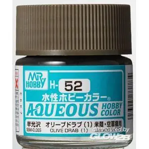 Aqueous Aqueous Hobby Colors (10 ml) Olive Drab (1)