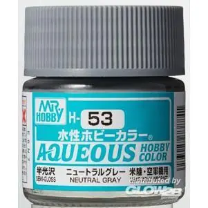 Aqueous wässrige Hobbyfarben (10 ml) Neutralgrau