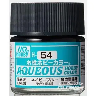 Aqueous wässrige Hobbyfarben (10 ml) Marineblau