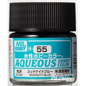 Aqueous wässrige Hobbyfarben (10 ml) Mitternachtsblau