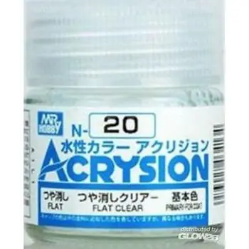 Mr Hobby -Gunze Acrysion (10 ml) Flat Clear