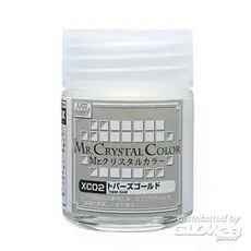 Mr Hobby -Gunze Mr. Crystal Color (18 ml) Topaz Gold