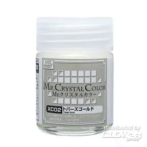 Mr Hobby -Gunze Mr. Crystal Color (18 ml) Topaz Gold