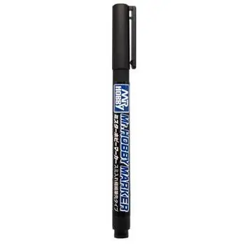 Mr Hobby -Gunze Mr. Hobby Marker Pinselstift mit superfeiner Spitze, Schwarz