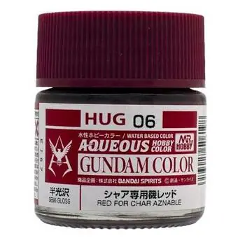 WÄSSERIGE GUNDAM-FARBE (10 ml) ROT FÜR CHAR AZNABLE