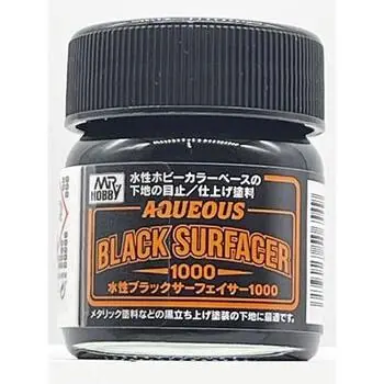 Aqueous Black Surfacer 1000 (Glastyp)