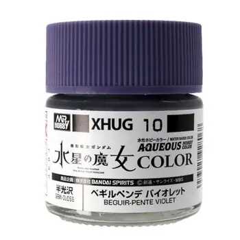 Mr Hobby -Gunze WÄSSERIGE GUNDAM-FARBE (10 ml) BEGUIR PENTE VIOLET