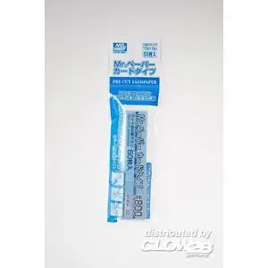 Mr Hobby -Gunze Mr. Paper Card Type Sandpapier #800 (50 Stück)