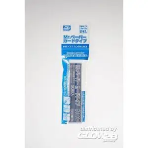 Mr Hobby -Gunze Mr. Paper Card Type Sandpapier #1000 (50 Stück)