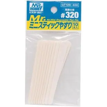 Mr Hobby -Gunze Mr. Mini Einweg-Flachfeile #320