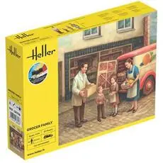 Starter-Kit Lebensmittelhändler-Familie in 1:24 Starter-Kit Lebensmittelhändler-Familie in 1:24