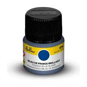 Peinture Acrylic 014 bleu de france brillant