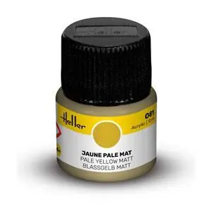 Peinture Acrylic 081 jaune pale mat