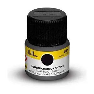 Peinture Acrylic 085 noir de charbon satine