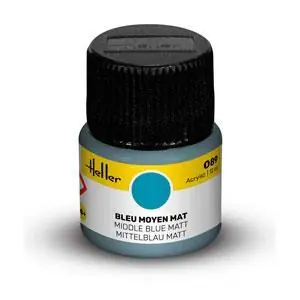 Peinture Acrylic 089 bleu moyen mat