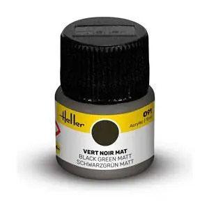 Peinture Acrylic 091 vert noir mat
