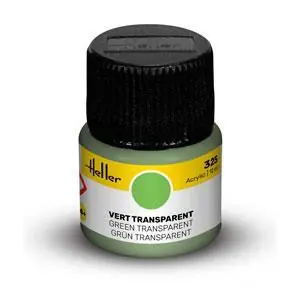 Peinture Acrylic 325 vert transparent 12ml