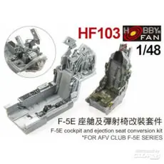F-5E cockpit & ejection seat conversion kit in 1:48