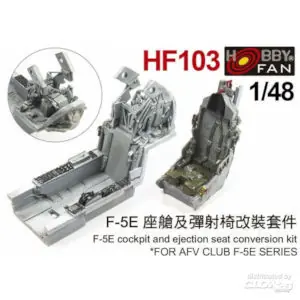 F-5E cockpit & ejection seat conversion kit in 1:48