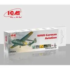 Acrylic Paint Set for German aviation after 1943 6 12 ml