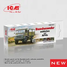 Acrylic Paint Set for German military trucks