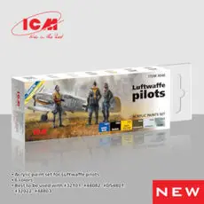 Acrylic paint set for Luftwaffe pilots 6 x 12 ml