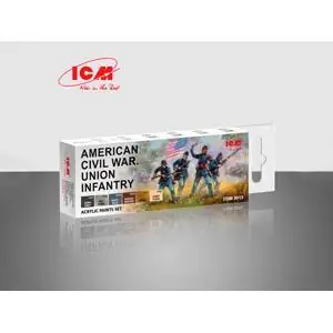 Acrylic Paint Set for American Civil War 6 12 ml