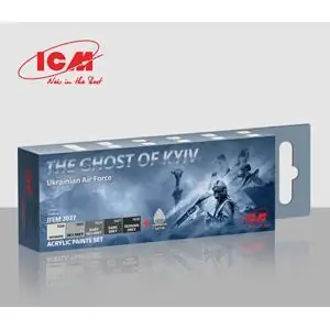 Acrylic Paint Set for The Ghost of Kyiv