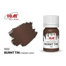 METALLIC COLORS Burnt Tin bottle 12 ml