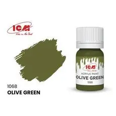 GREEN Olive Green bottle 12 ml
