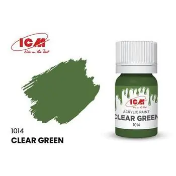 CLEAR COLORS Clear Green bottle 12 ml