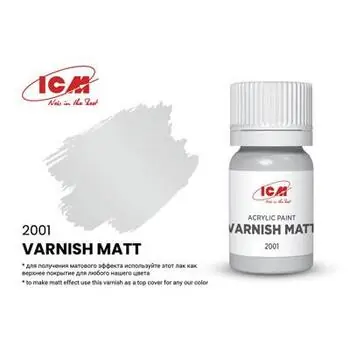 VARNISHES Varnish Matt bottle 12 ml