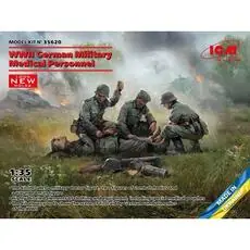 WWII German Military Medical Personnel (100% new molds) in 1:35