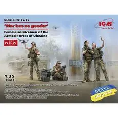 \'War has no gender\'. Female servicemen of the Armed Forces of Ukraine (100% new molds) in 1:35