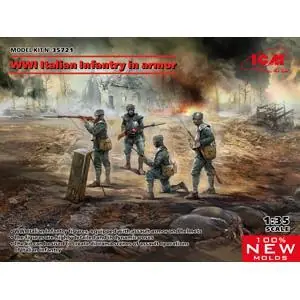 WWI Italian Infantry in armor in 1:35