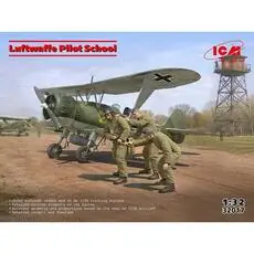Luftwaffe Pilot School (Hs 123A (late) with crew) in 1:32 Luftwaffe Pilot School (Hs 123A (late) with crew) in 1:32