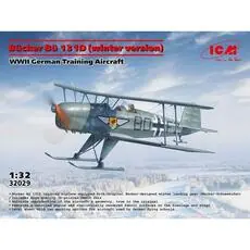 Bücker Bü 131D (winter version), WWII German Training Aircraft in 1:32